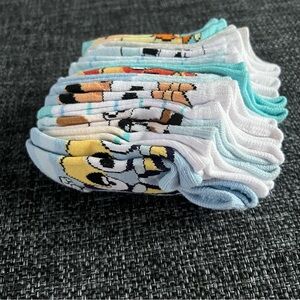 NWOT Bluey 12-Pack No-Show Socks Size Medium